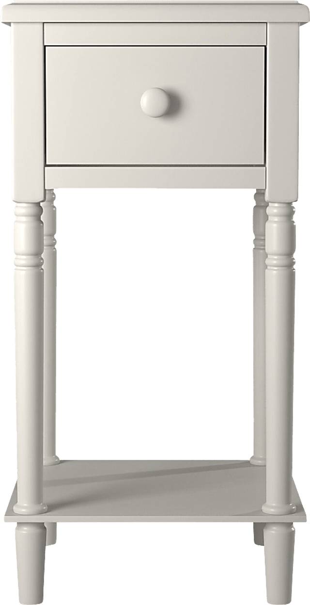 Yankton White Nightstand - Thumbnail - Image 3