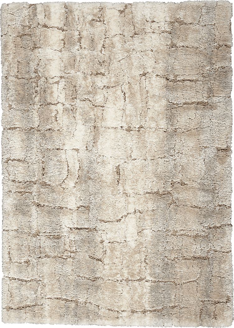 Yanzo Ivory/Beige 6'7 x 9'2 Rug