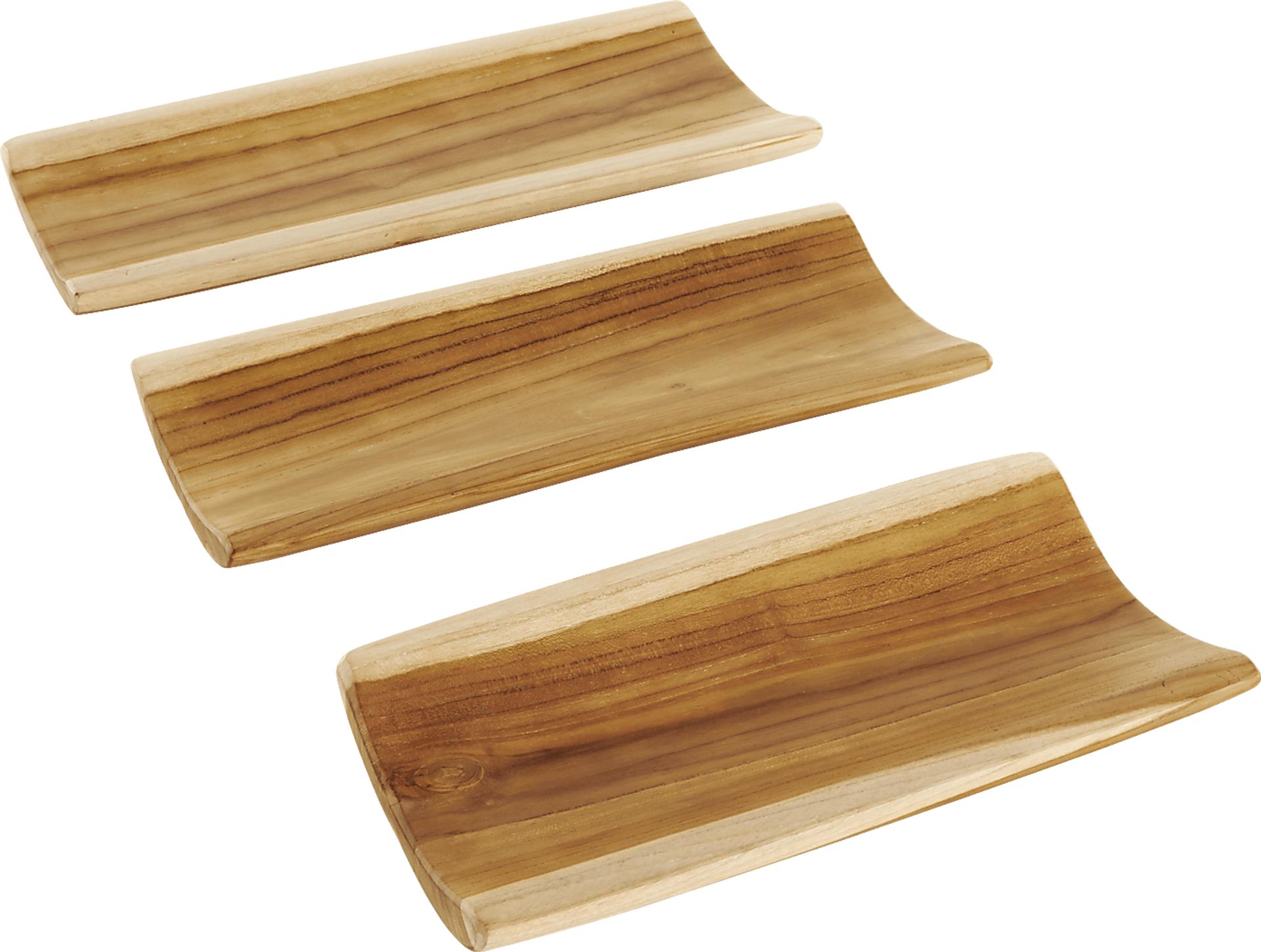 Yaoli Brown Tray, Set of 3 - Image 7