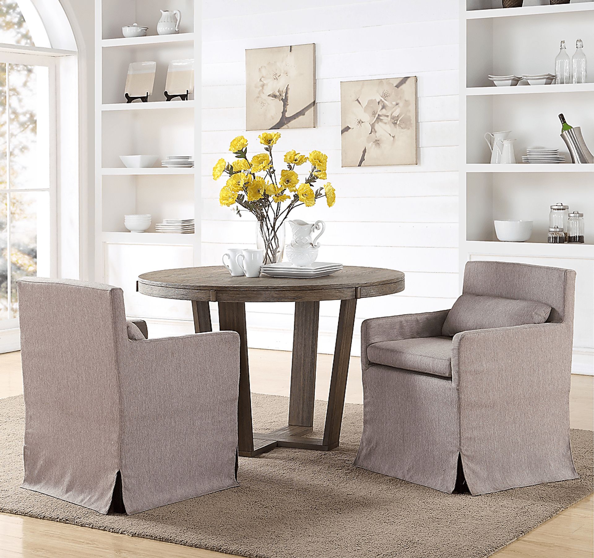 Yarberry Beige Set of 2 Side Chairs - Image 2