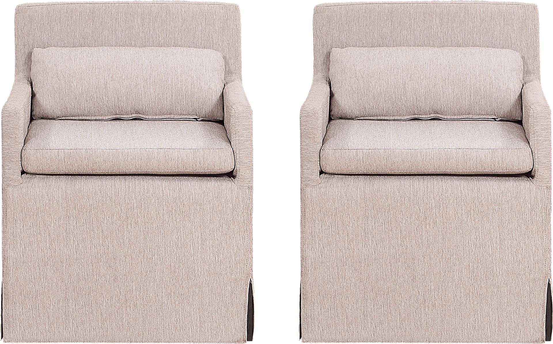 Yarberry Beige Set of 2 Side Chairs - Image 1