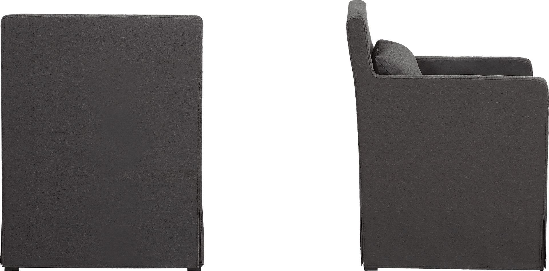 Yarberry Dark Gray Set of 2 Side Chairs - Image 4