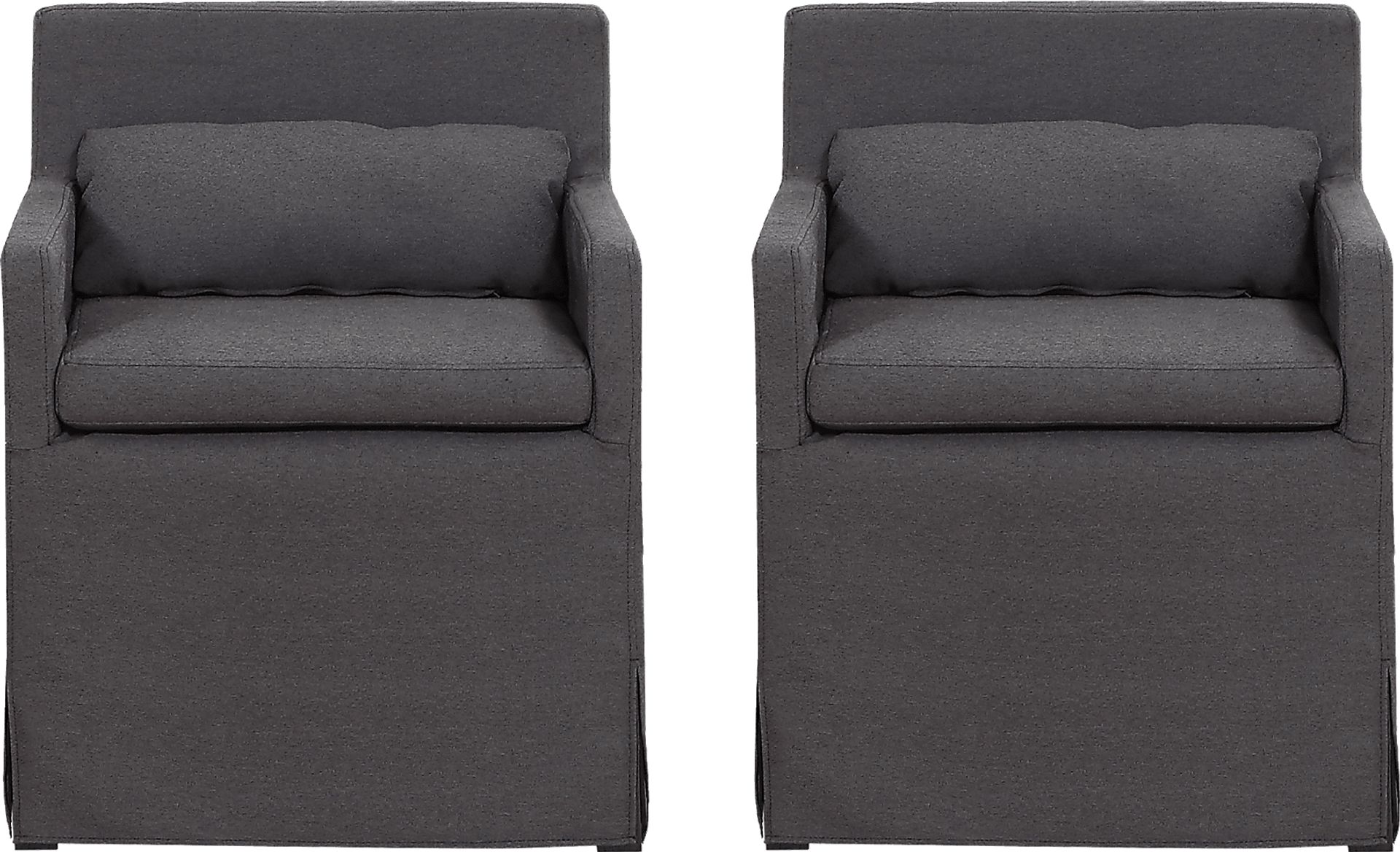 Yarberry Dark Gray Set of 2 Side Chairs - Image 1
