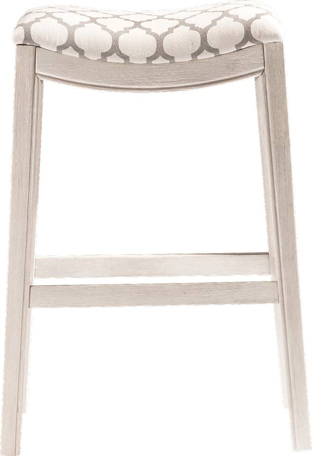 Yarnell White Counter Height Stool - Thumbnail - Image 4