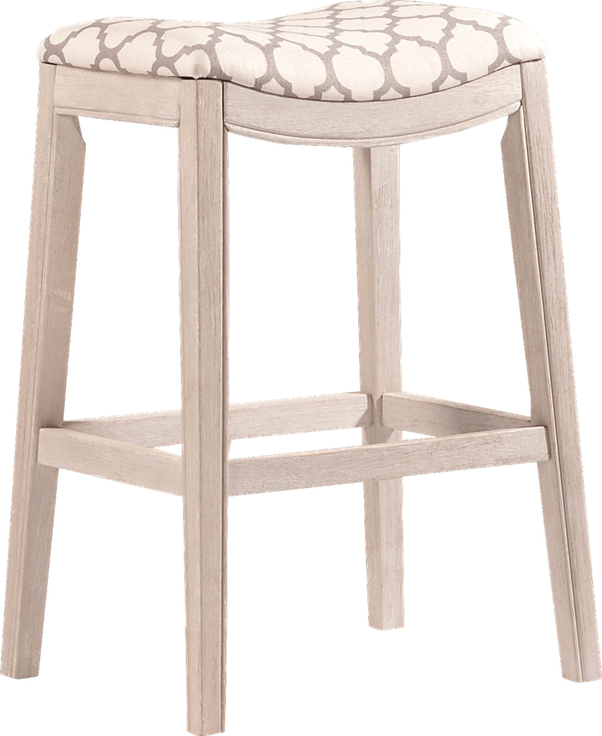 Yarnell White Counter Height Stool - Image 1