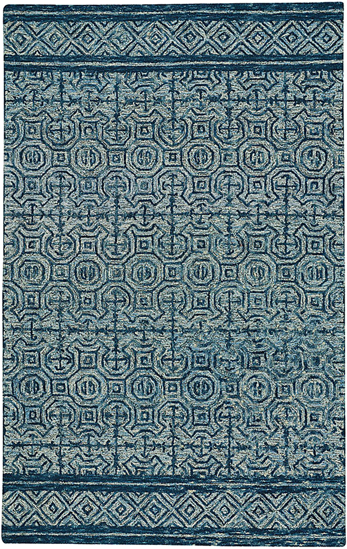 Yatimo Denim Blue Rugs Rooms To Go