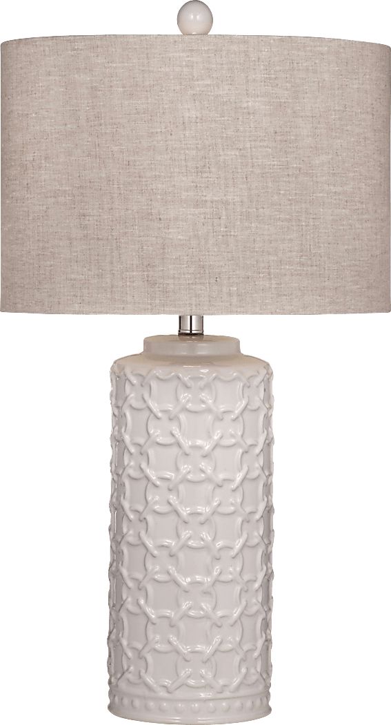 Yaupon Peak White Lamp