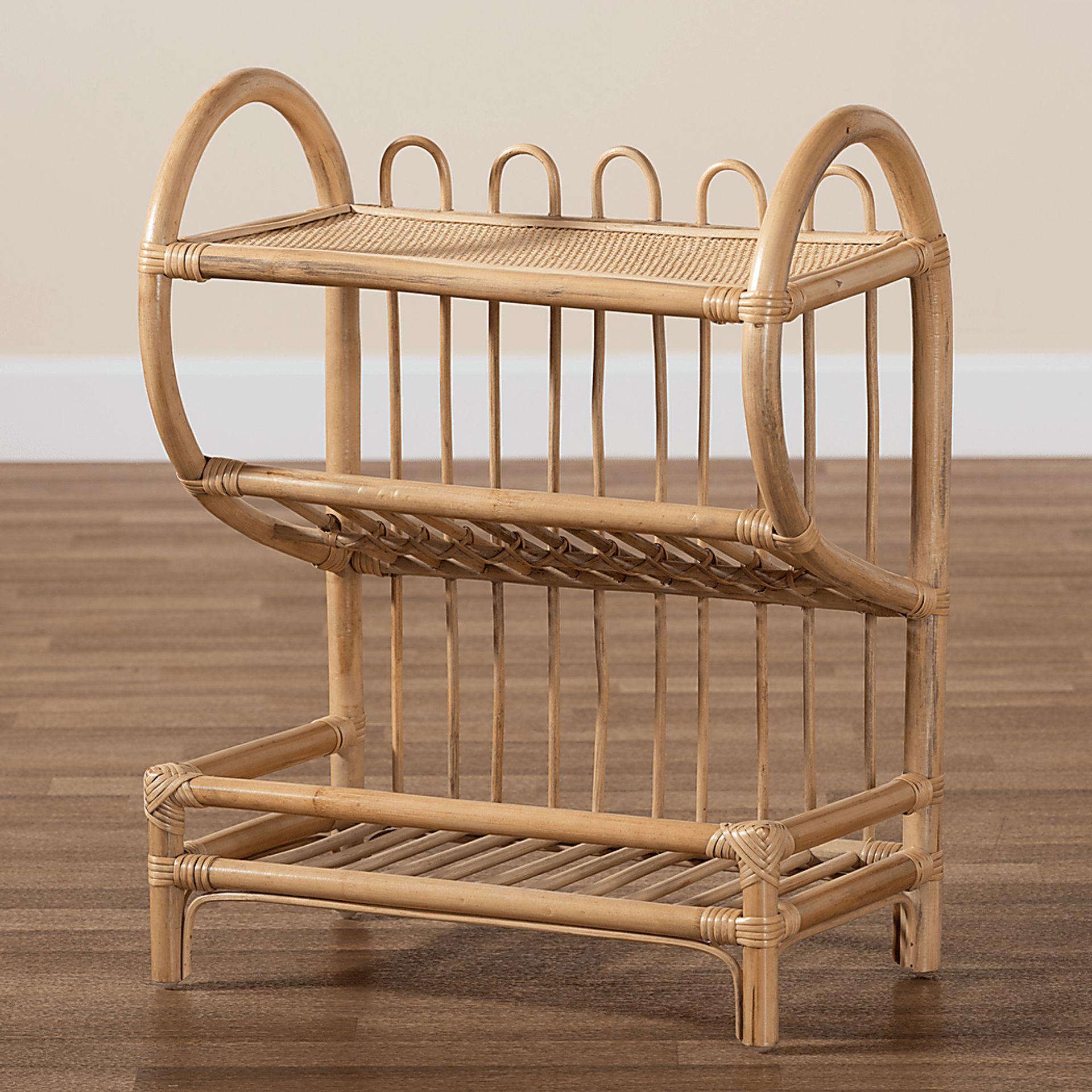 Yawkey Brown 3-Tier Display Shelf - Image 6
