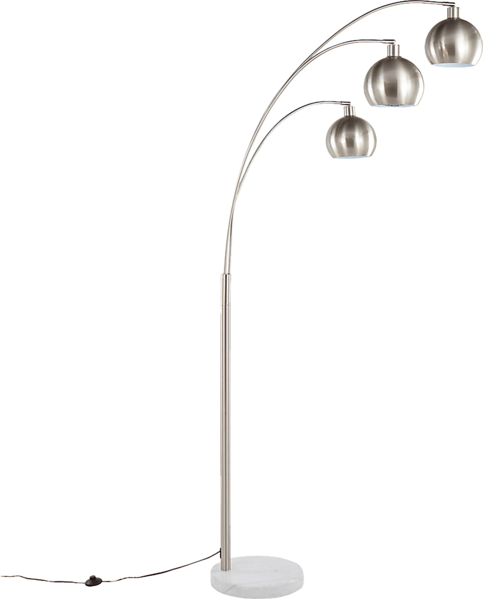 Yawkey Shores Nickel Floor Lamp - Image 3