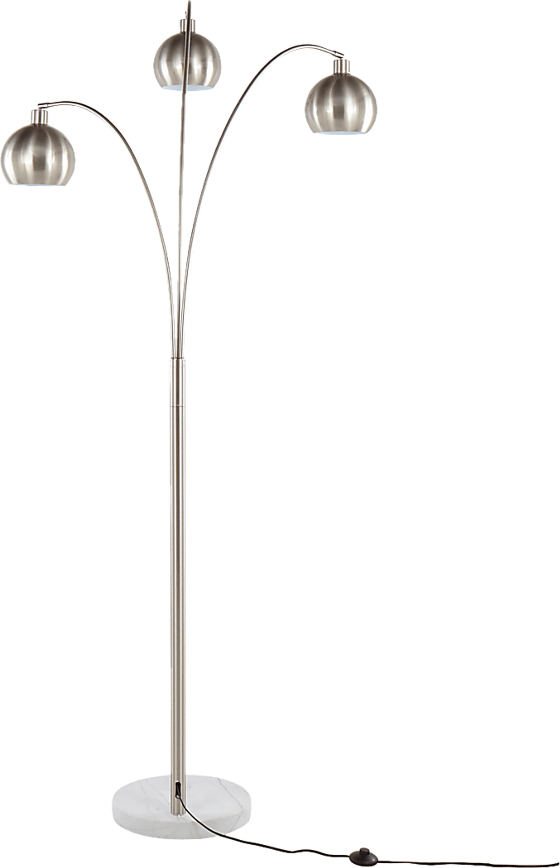 Yawkey Shores Nickel Floor Lamp - Image 5