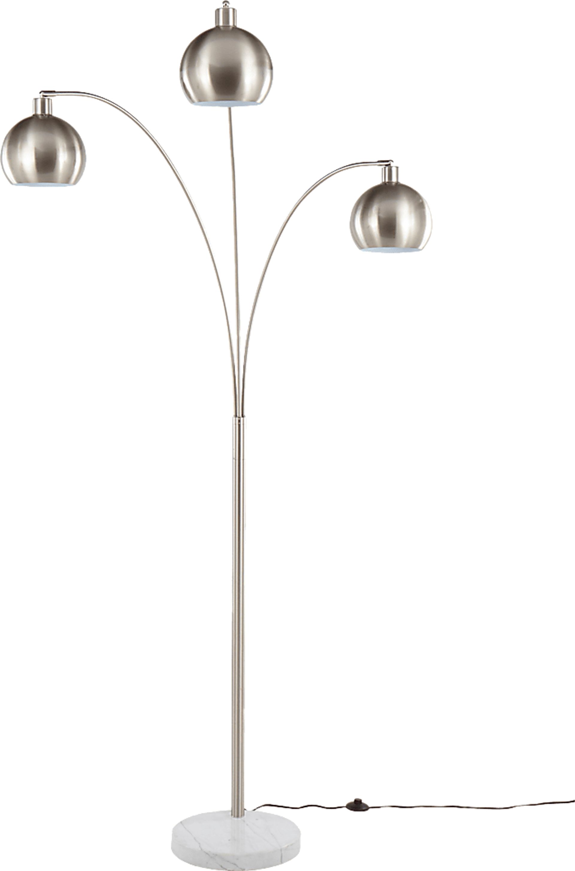 Yawkey Shores Nickel Floor Lamp - Image 6