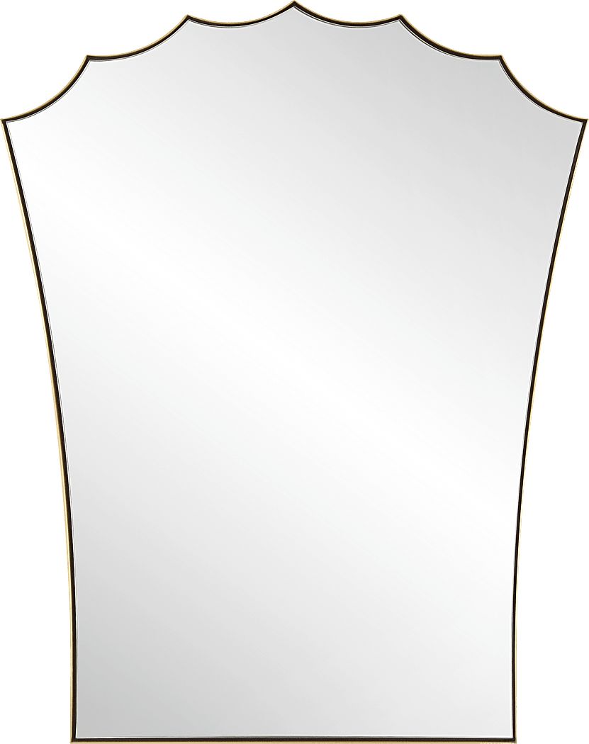 Yayaish Gold Wall Mirror