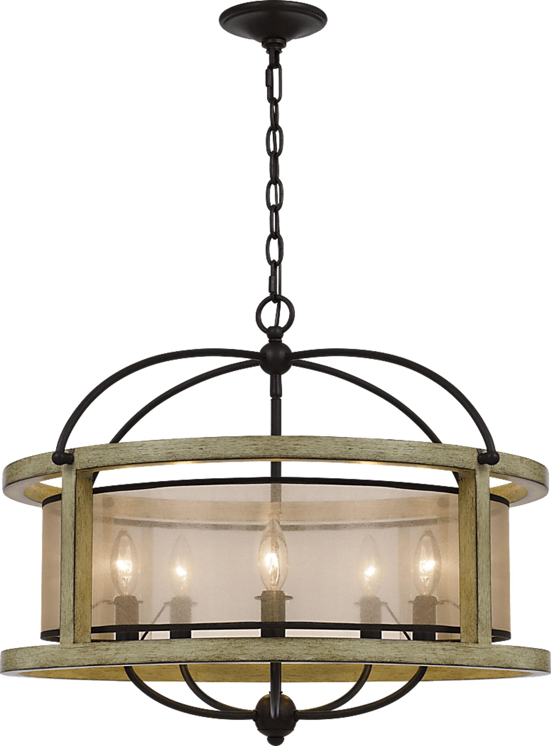 Yearling Beige Chandelier - Image 4