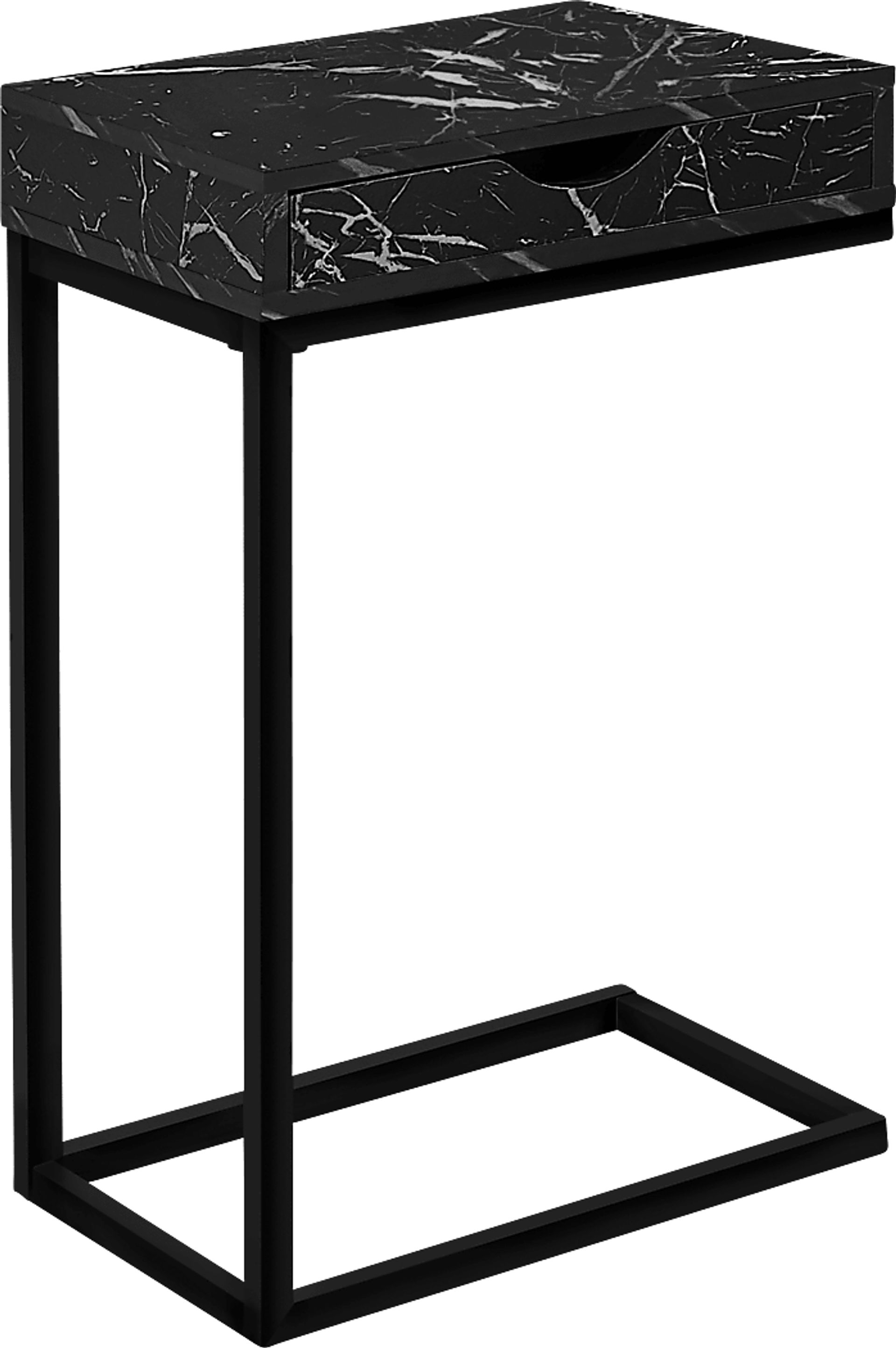 Yeaton Black Side Table - Image 1