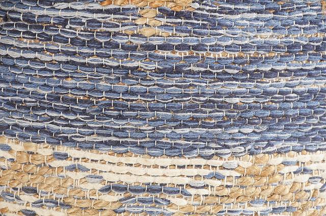 Yecoh Blue/Natural Pouf - Thumbnail - Image 6