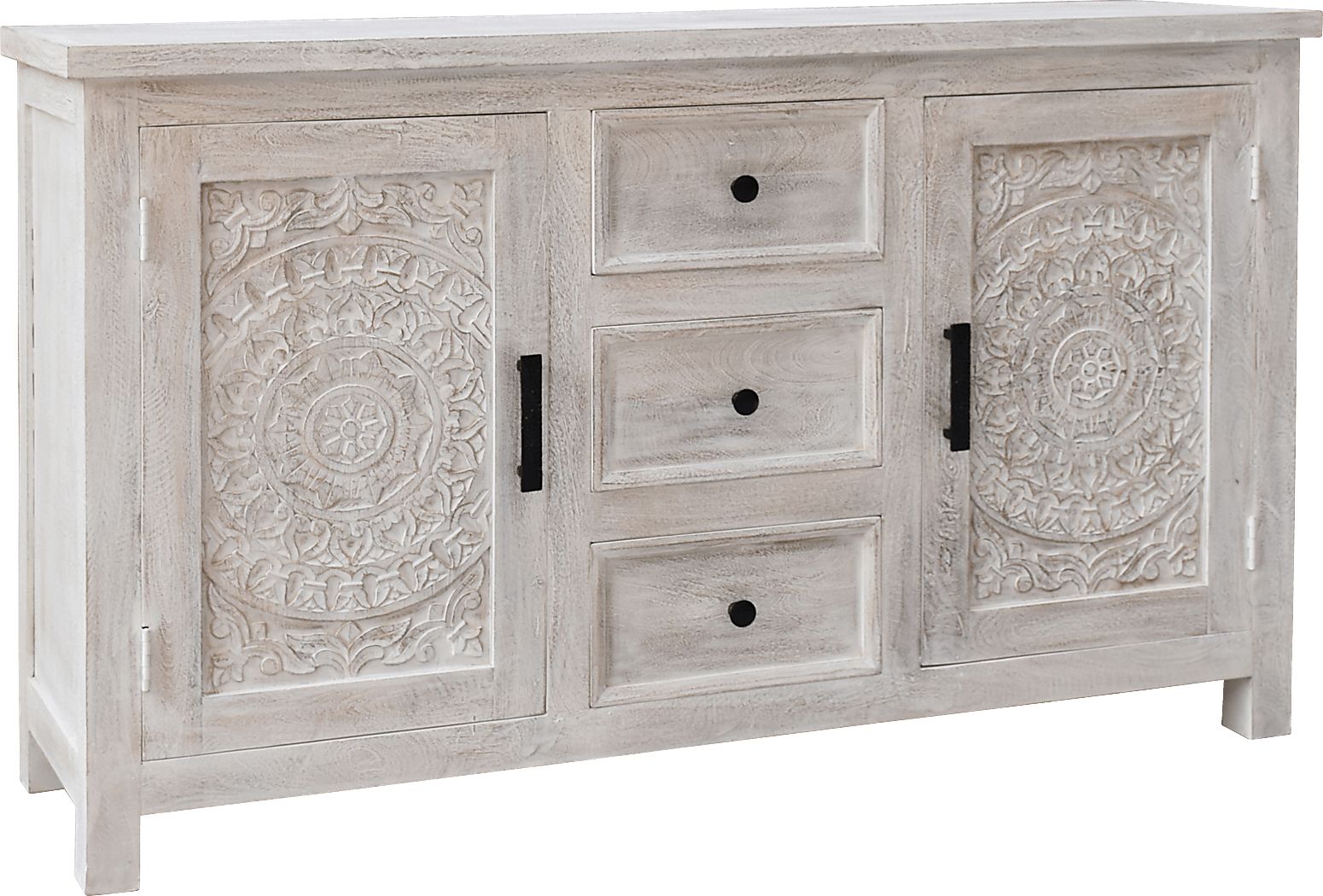 Yelton White Credenza