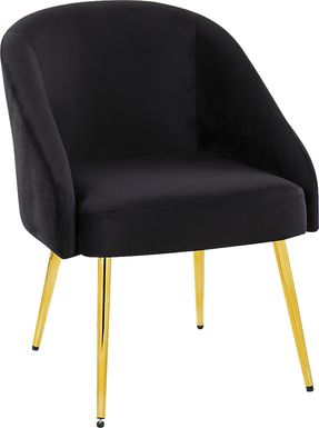 Yemassee Black Accent Chair