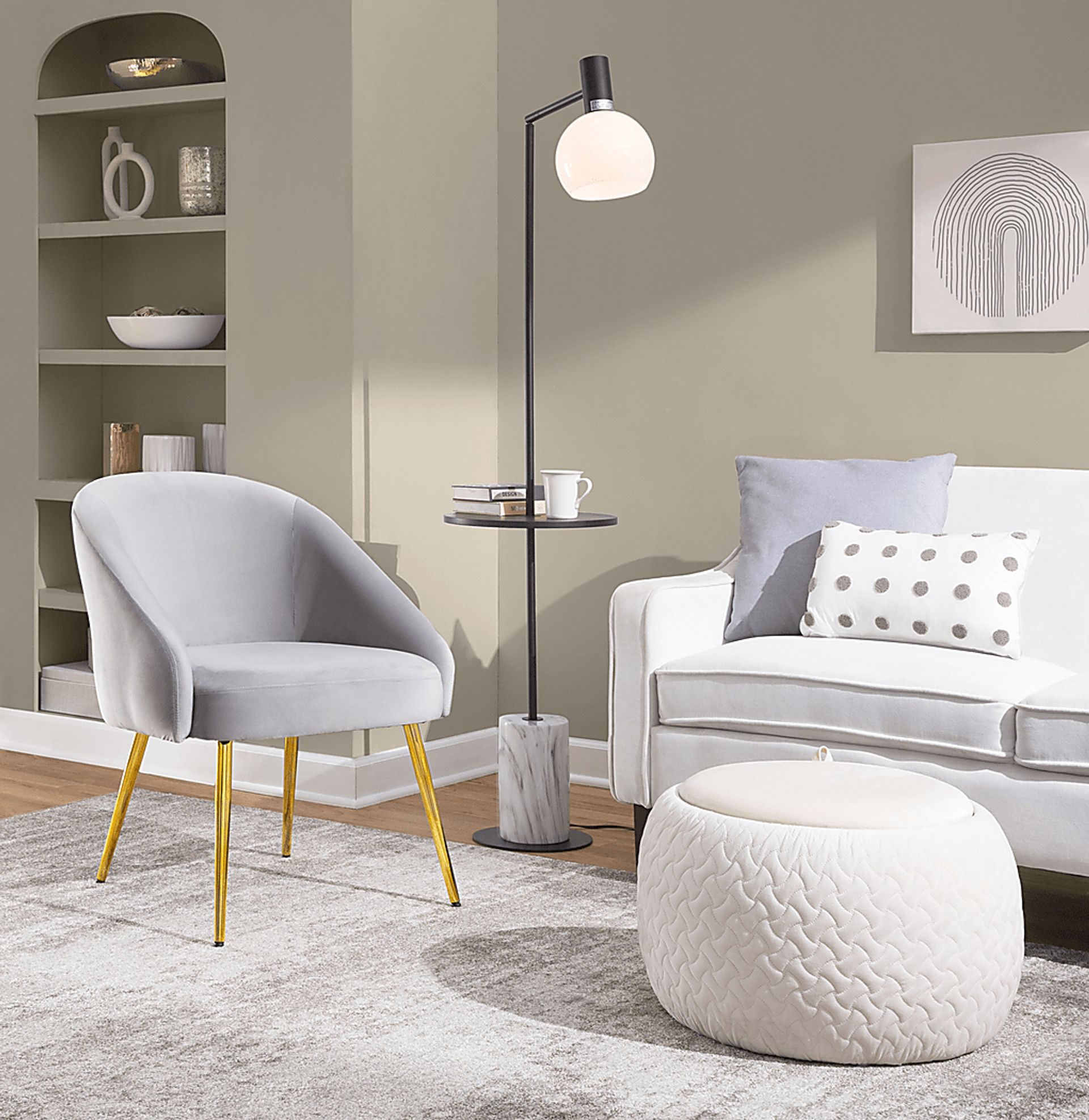 Yemassee Silver Accent Chair - Image 7
