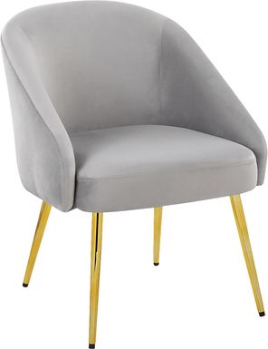 Yemassee Silver Accent Chair