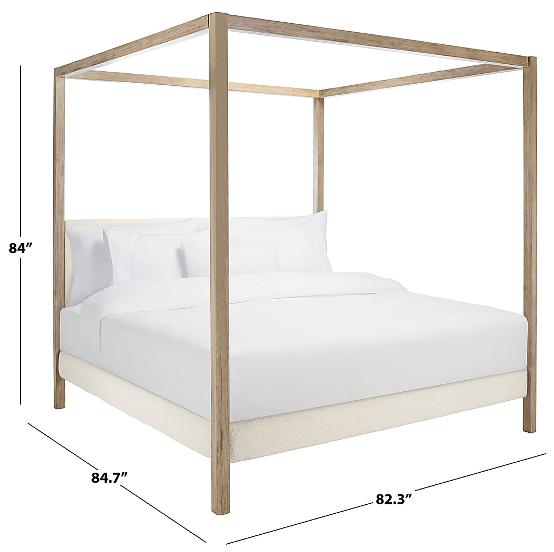 Yemin Ivory/Natural King Bed - Image 7