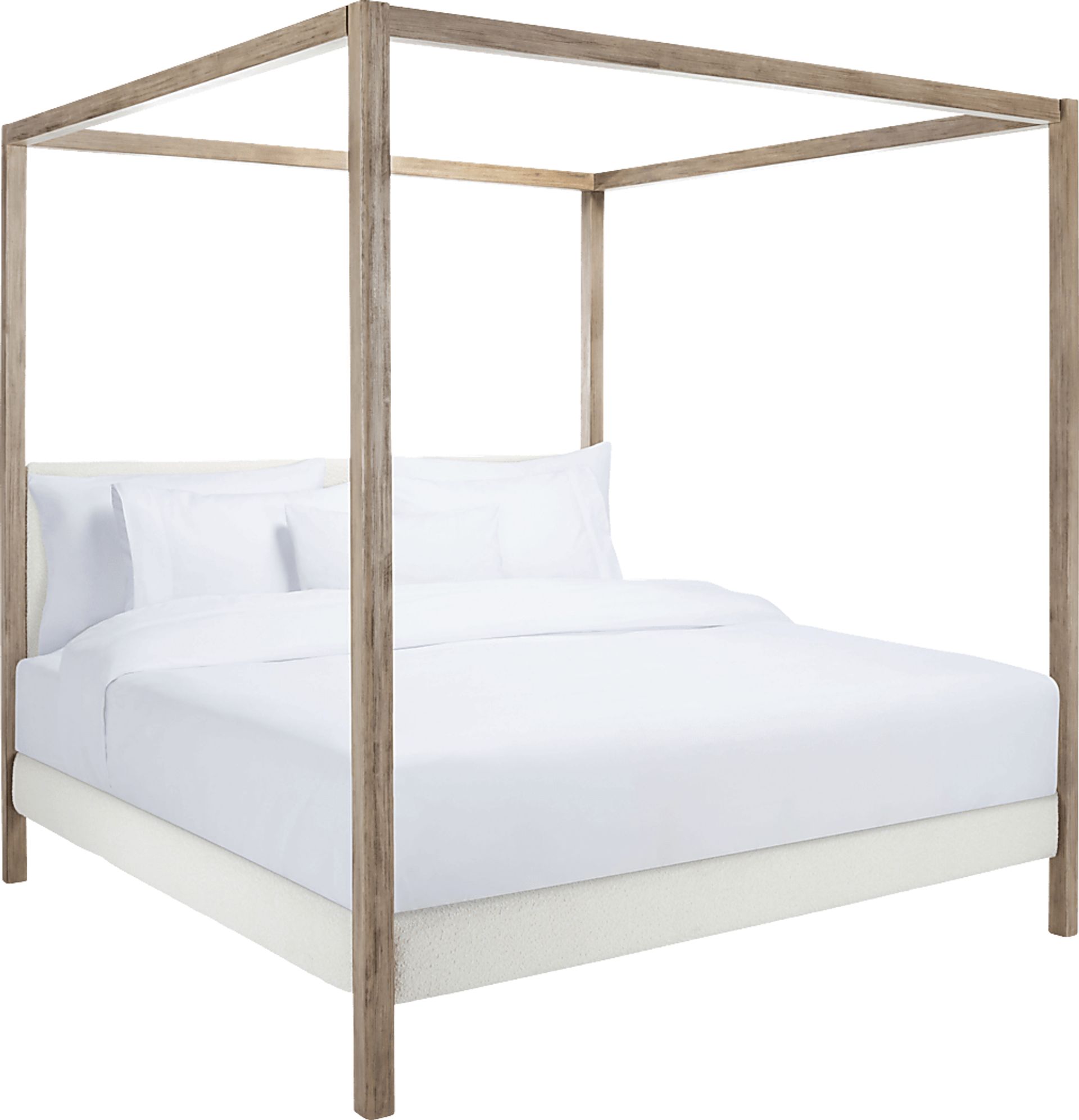 Yemin Ivory/Natural King Bed - Image 1