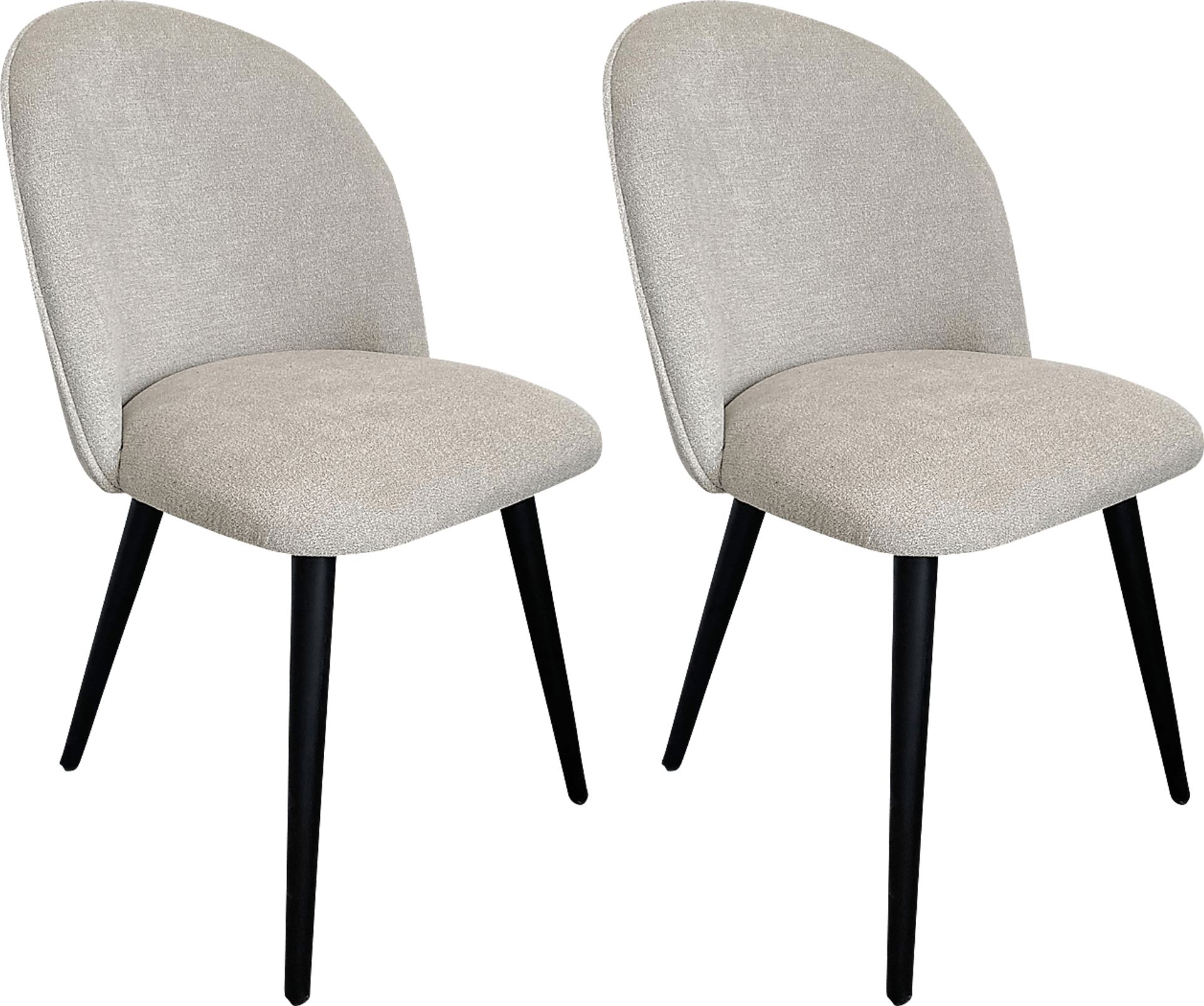 Yeomanns Gray Dining Chair, Set of 2 - Image 1