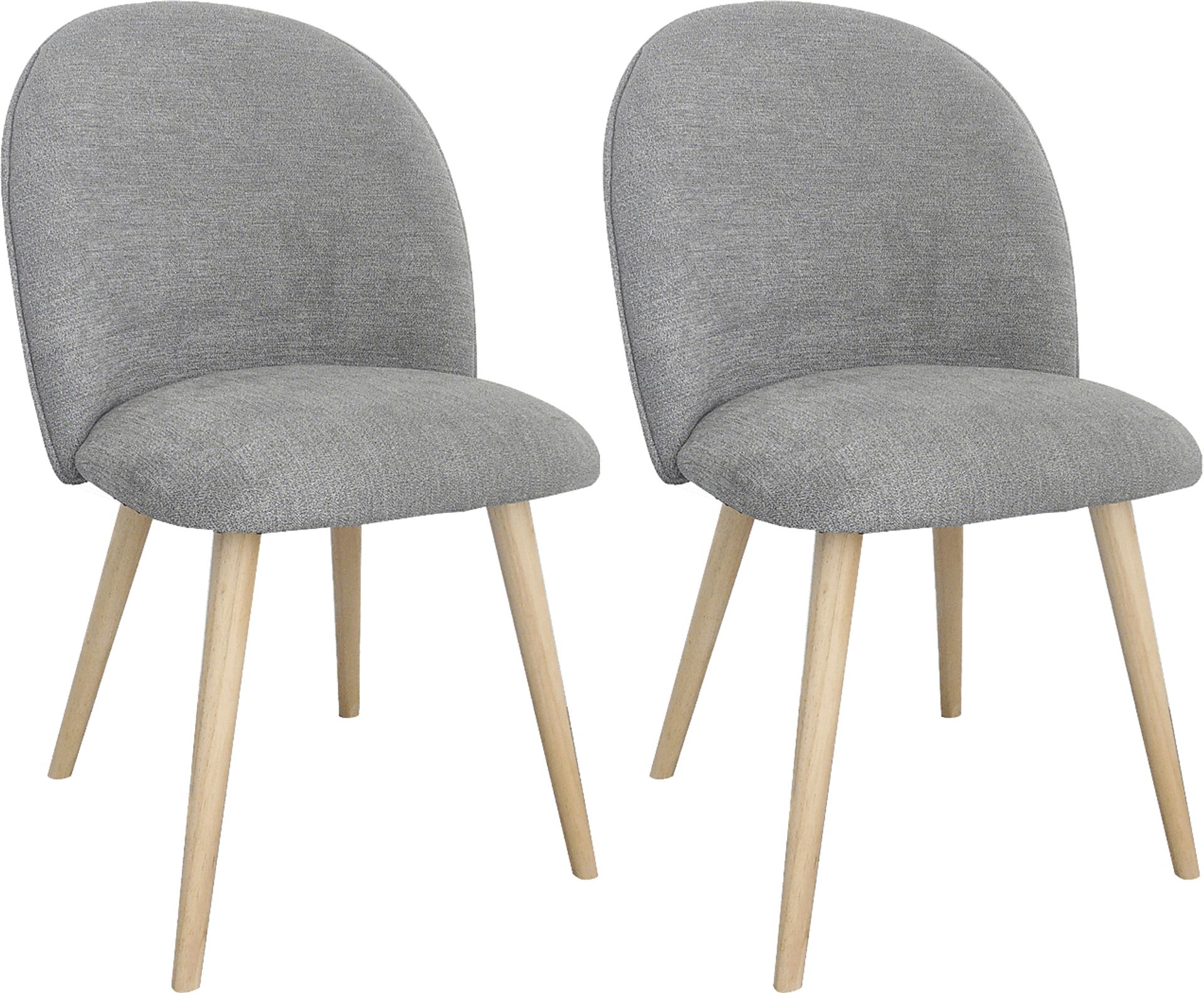 Yeomanns Gray Dining Chair, Set of 2 - Image 1