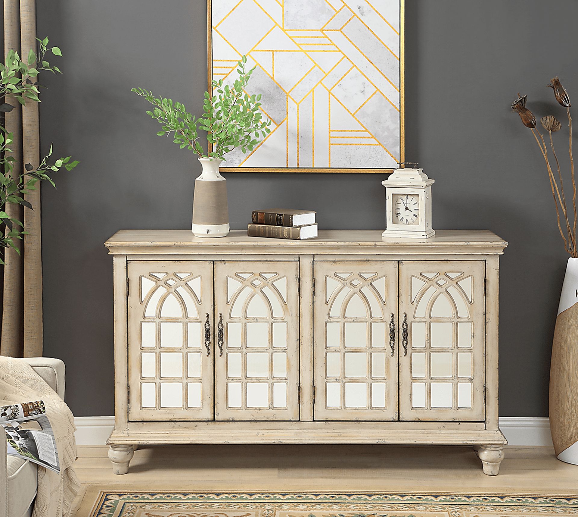 Yeovil Cream Credenza - Image 2