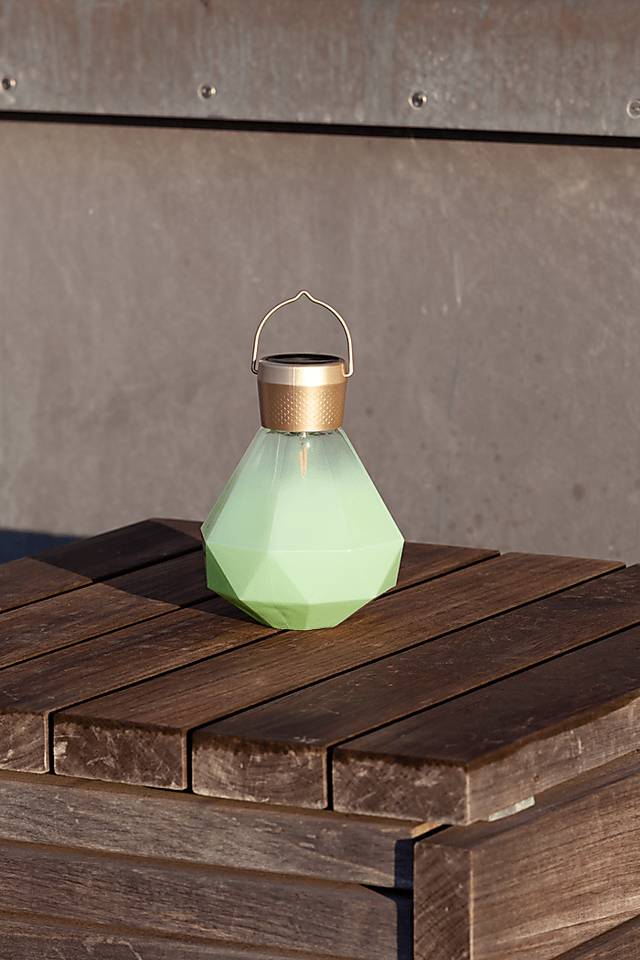 Yeser Cave Outdoor Jade Solar Lantern - Thumbnail - Image 6