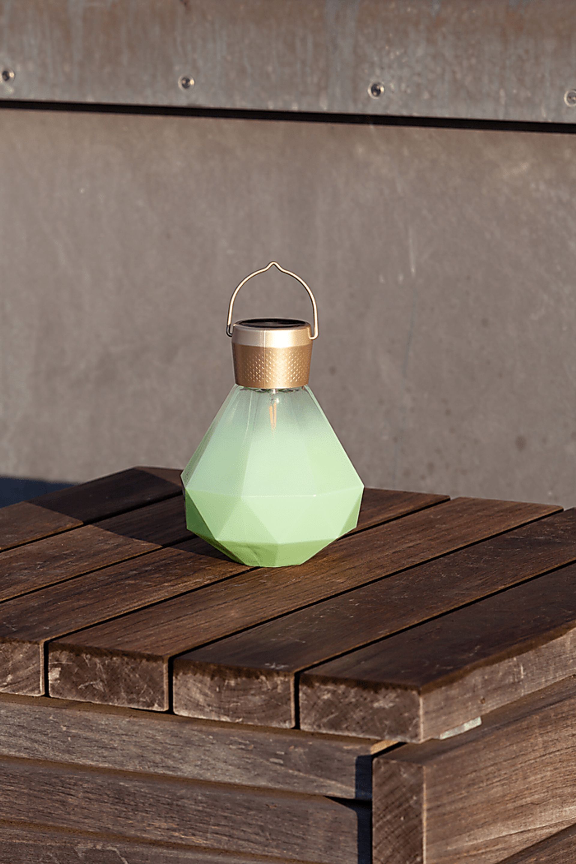 Yeser Cave Outdoor Jade Solar Lantern - Image 6