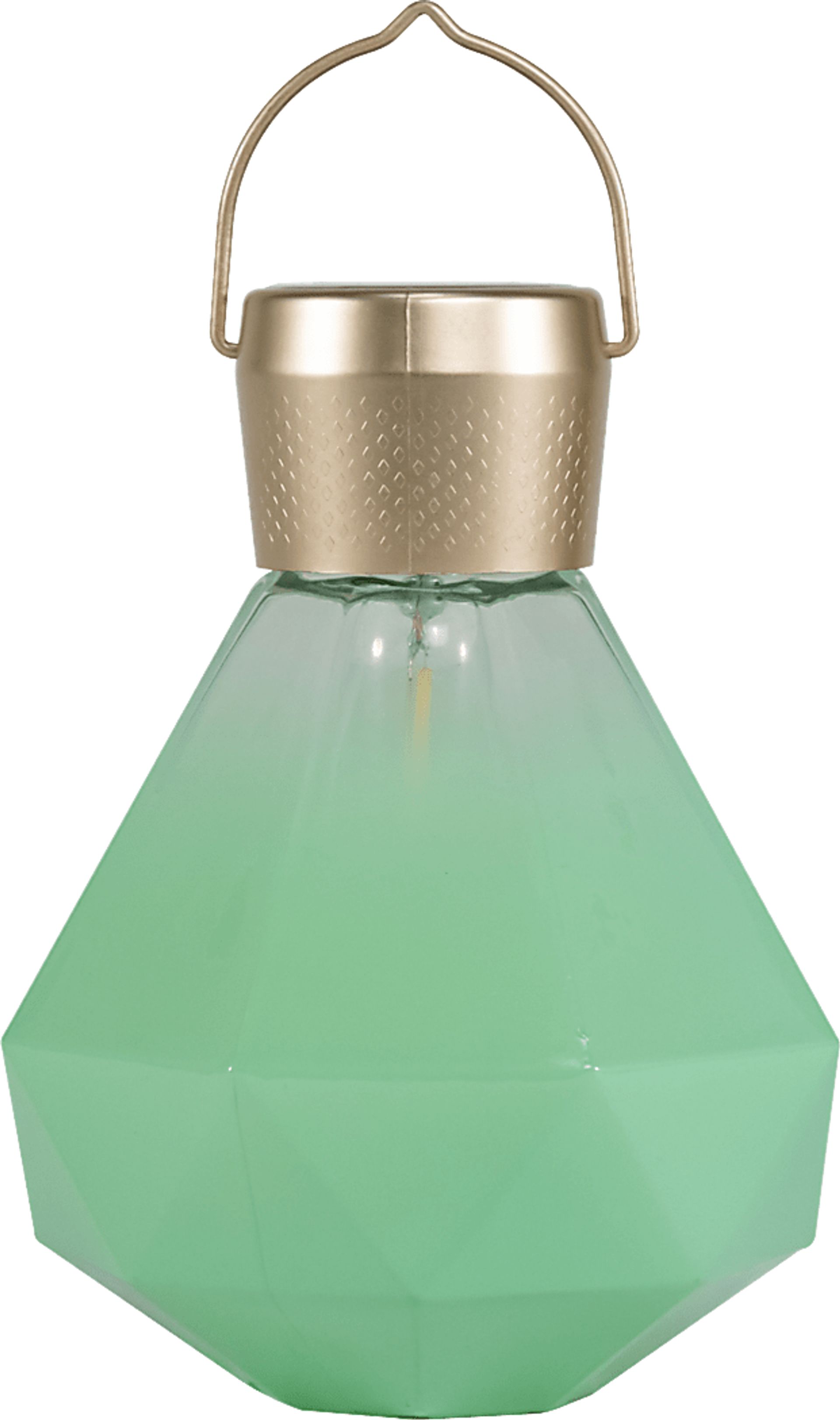 Yeser Cave Outdoor Jade Solar Lantern - Image 1
