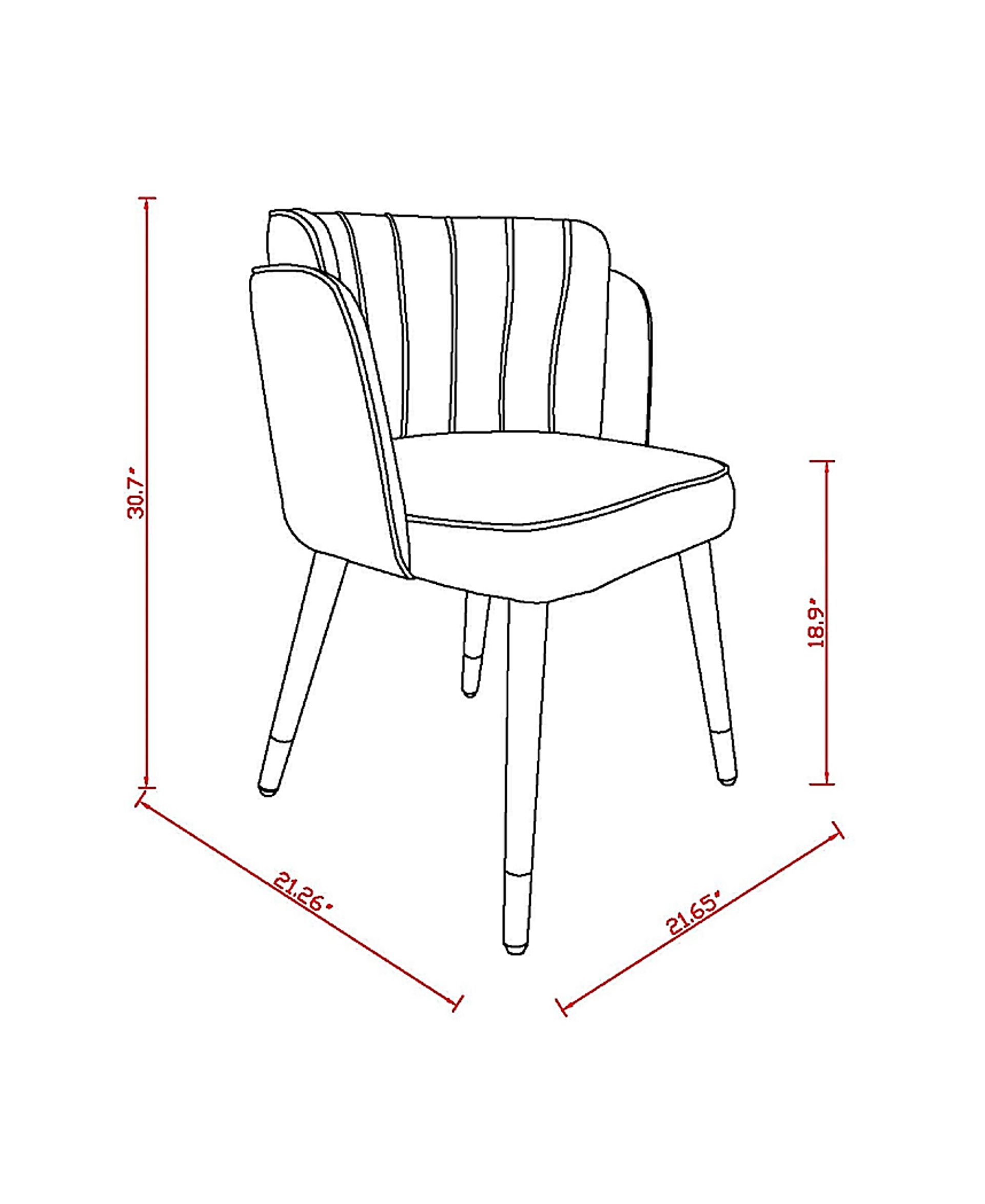 Yewex Blue Side Chair - Image 6
