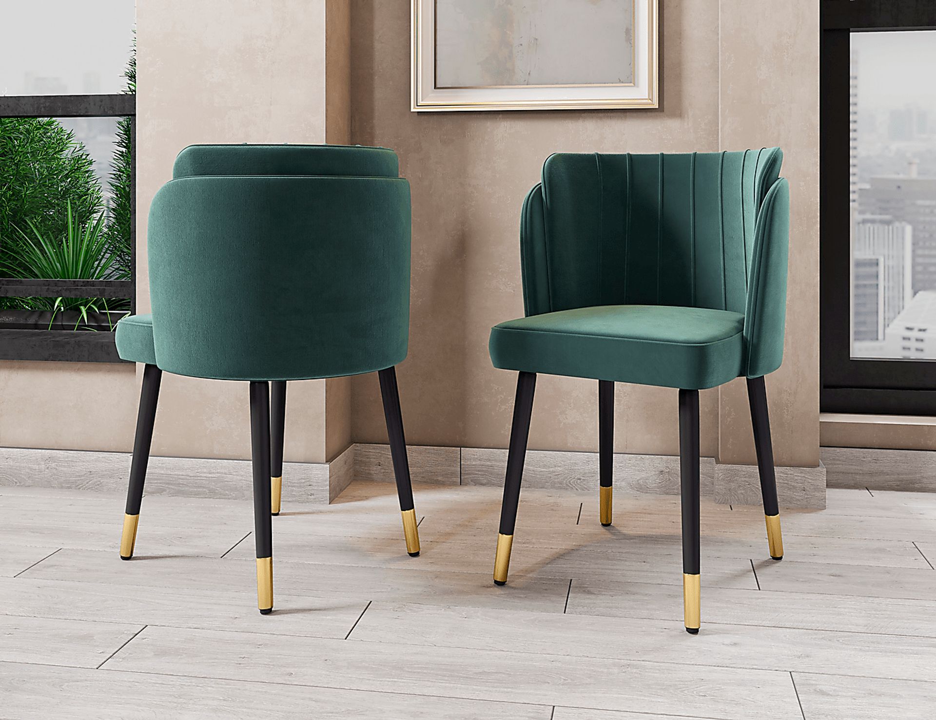 Yewex Green Side Chair - Image 2