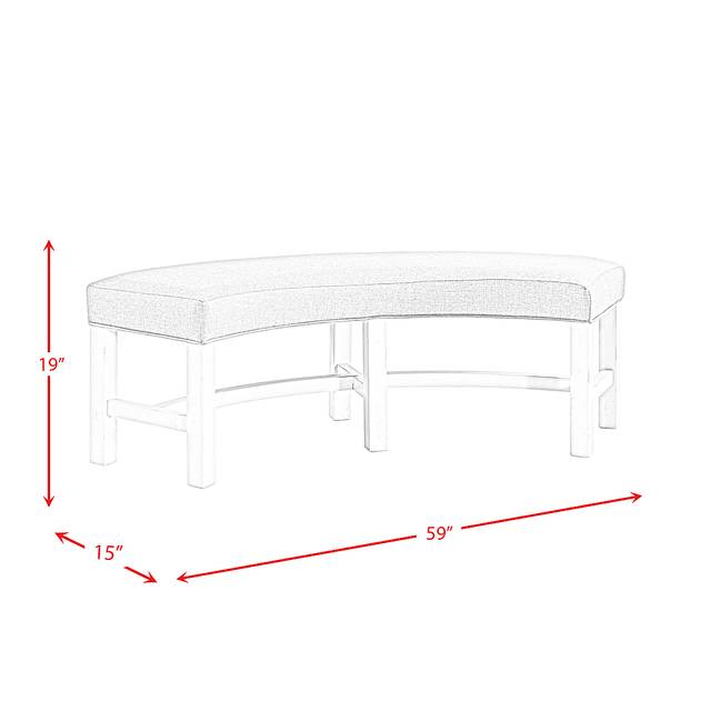Yewnite Natural Dining Bench - Thumbnail - Image 3