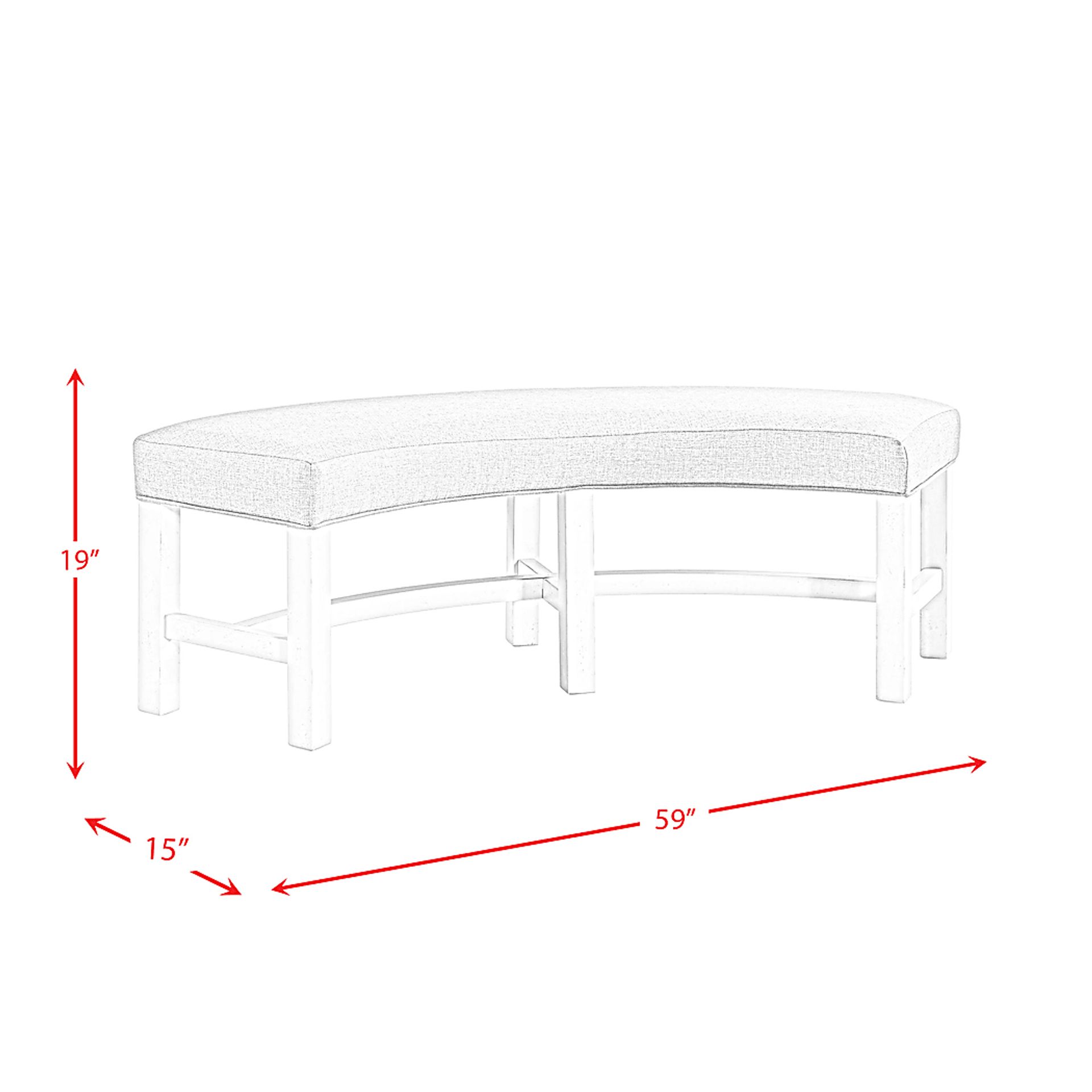 Yewnite Natural Dining Bench - Image 3