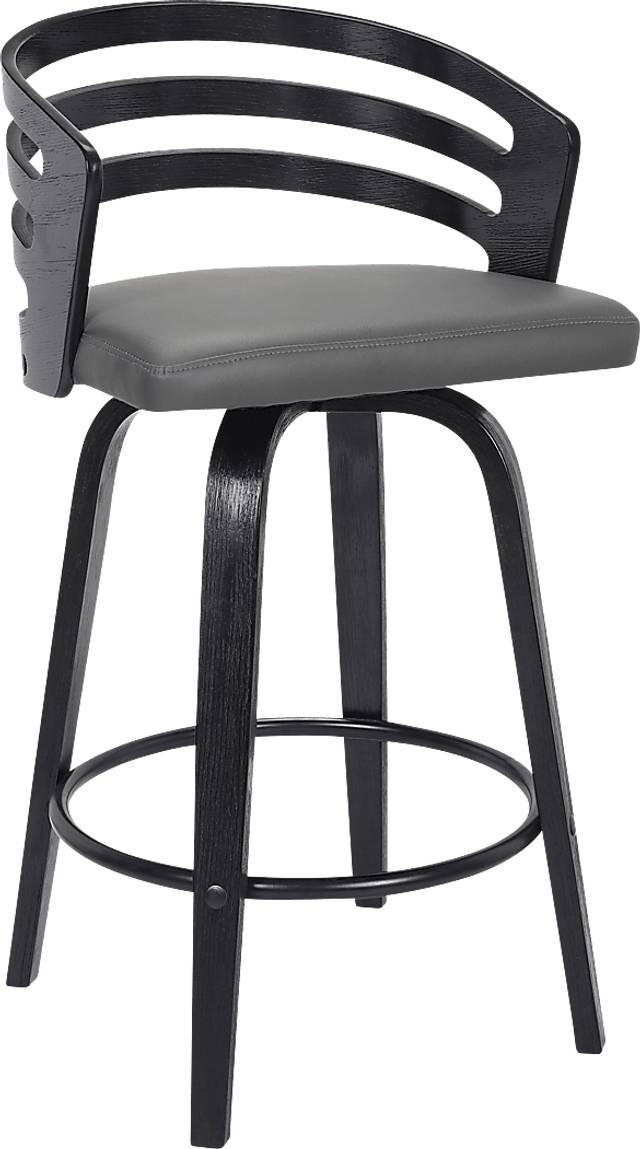 Yeworks Gray Counter Height Stool - Thumbnail - Image 1