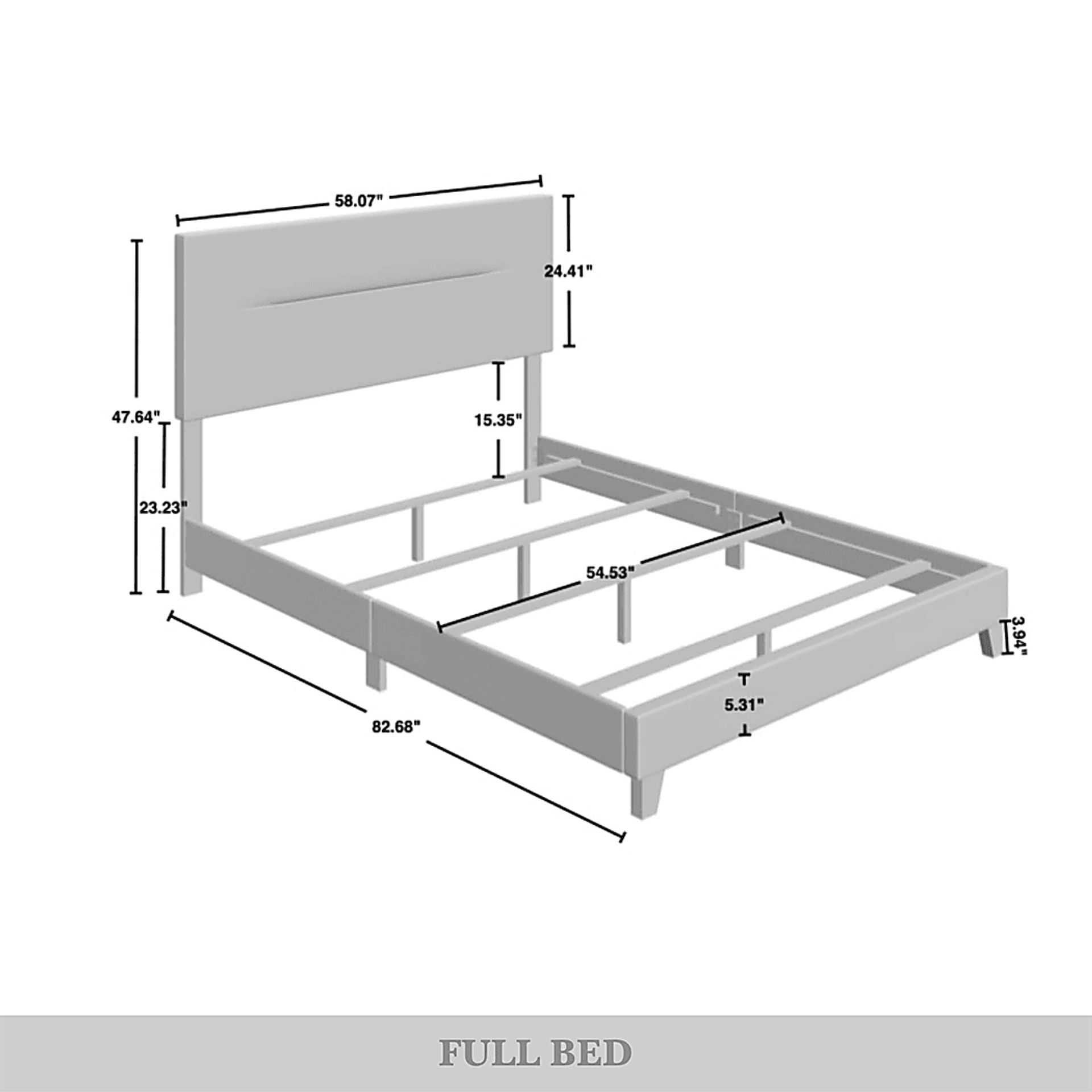 Yewrow Blue Full Bed - Image 3