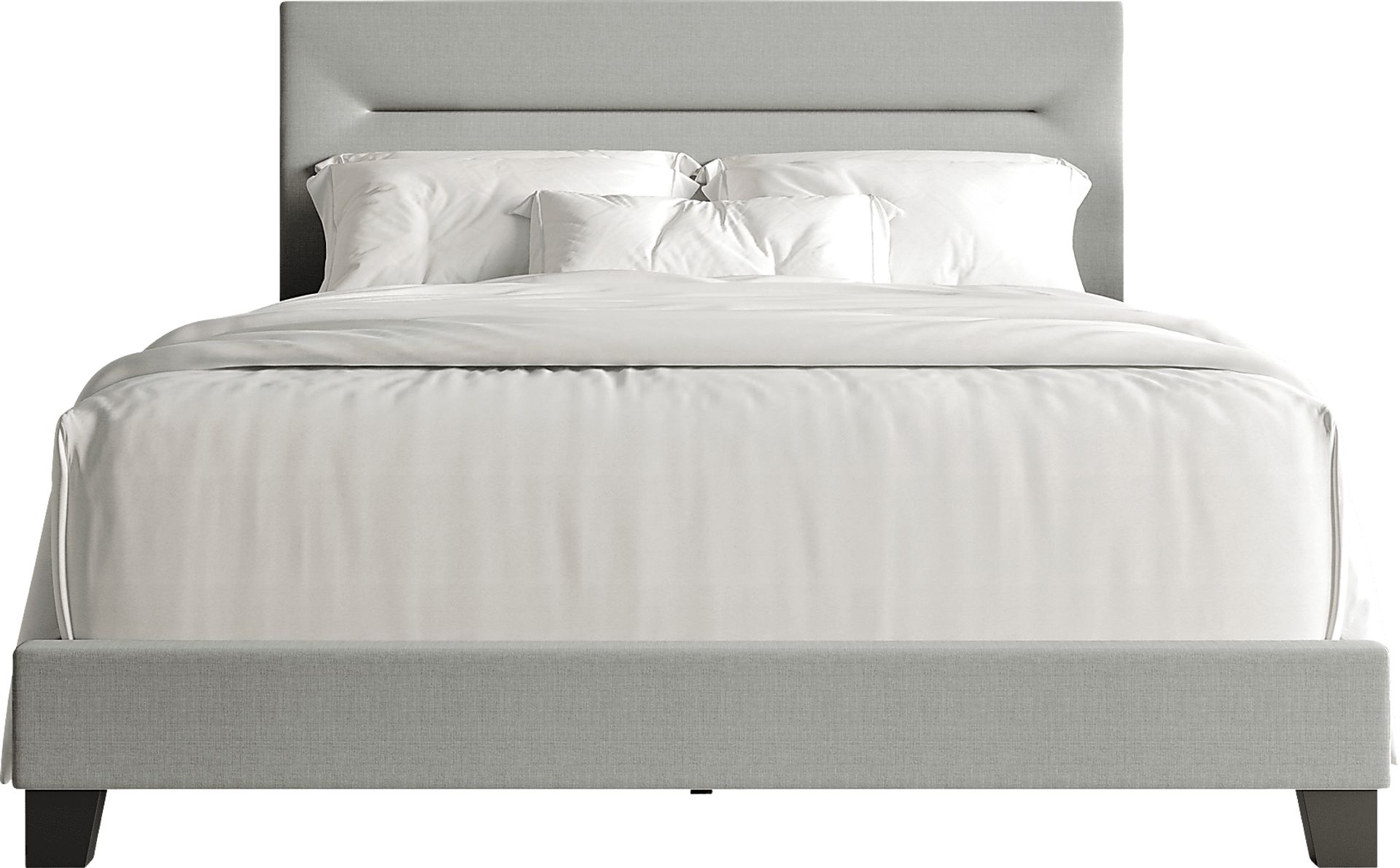 Yewrow Gray Queen Bed - Image 3