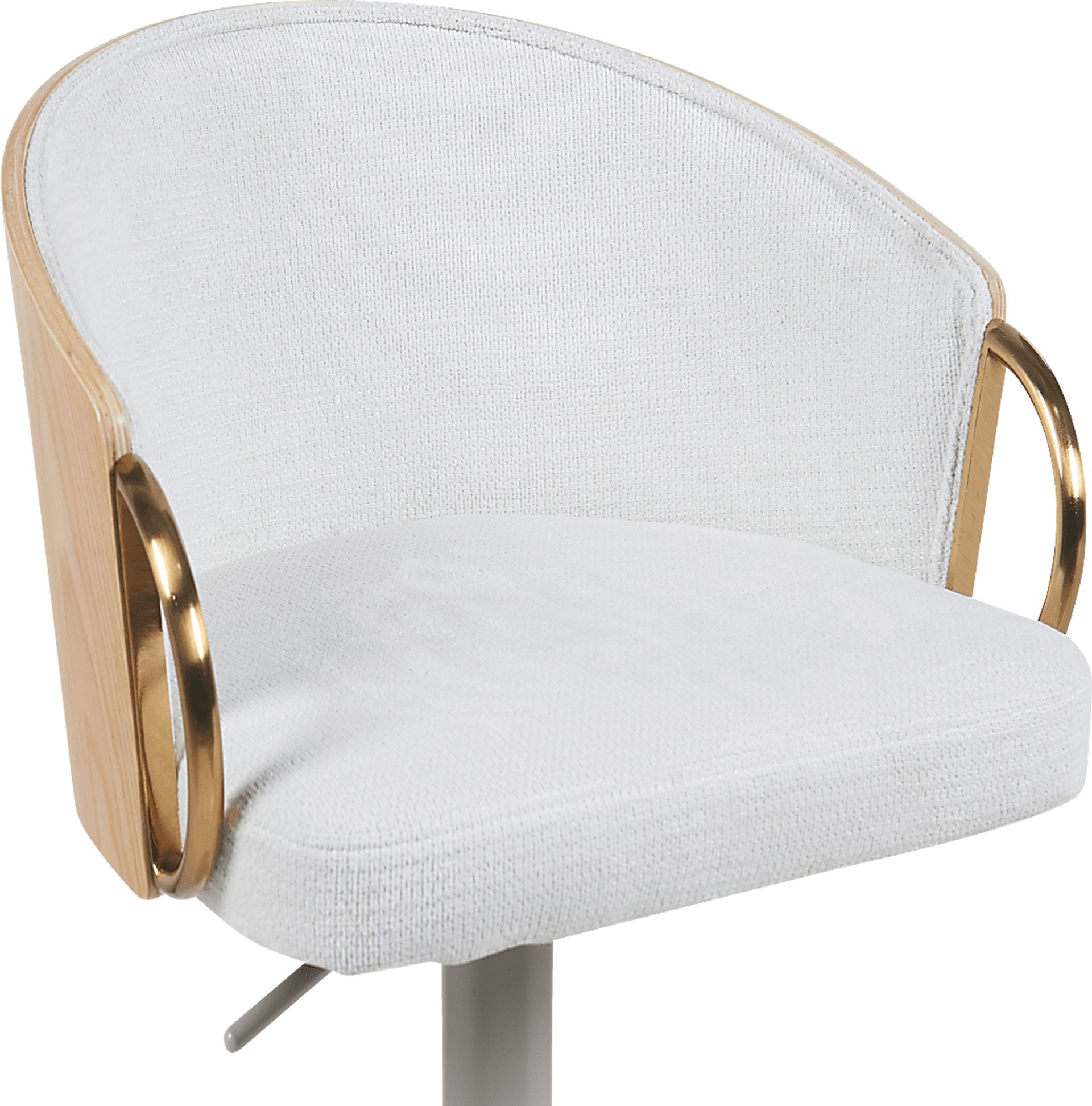 Yewshine White Barstool - Image 4