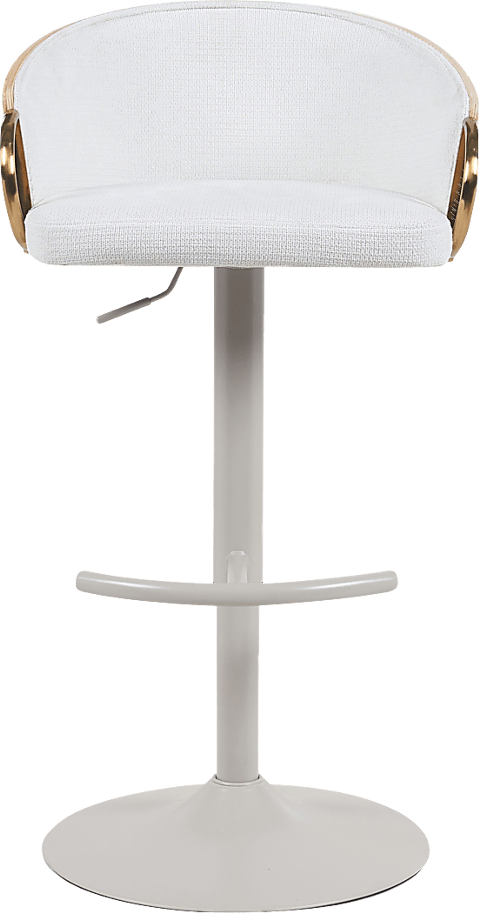 Yewshine White Barstool - Image 6