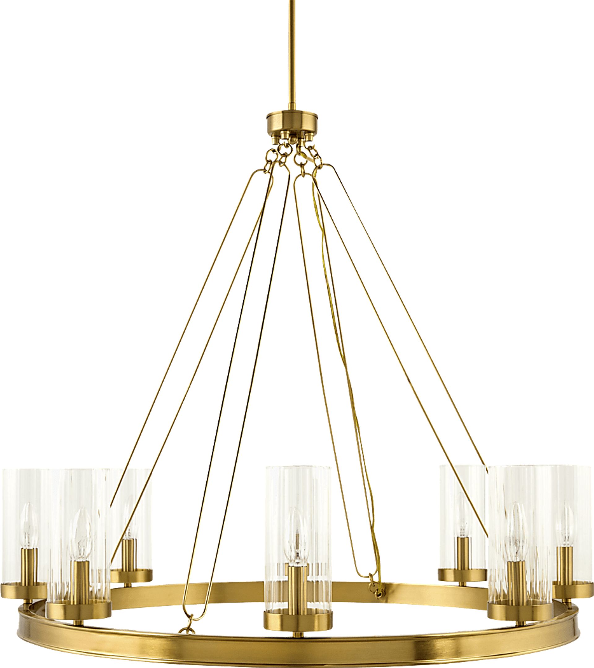 Yewwo Brass Chandelier - Image 1