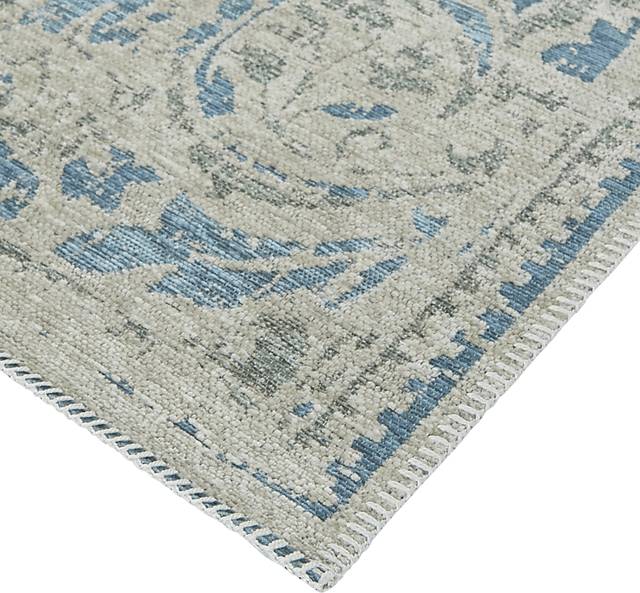 Yitri Blue 7'10 x 10' Rug - Thumbnail - Image 4
