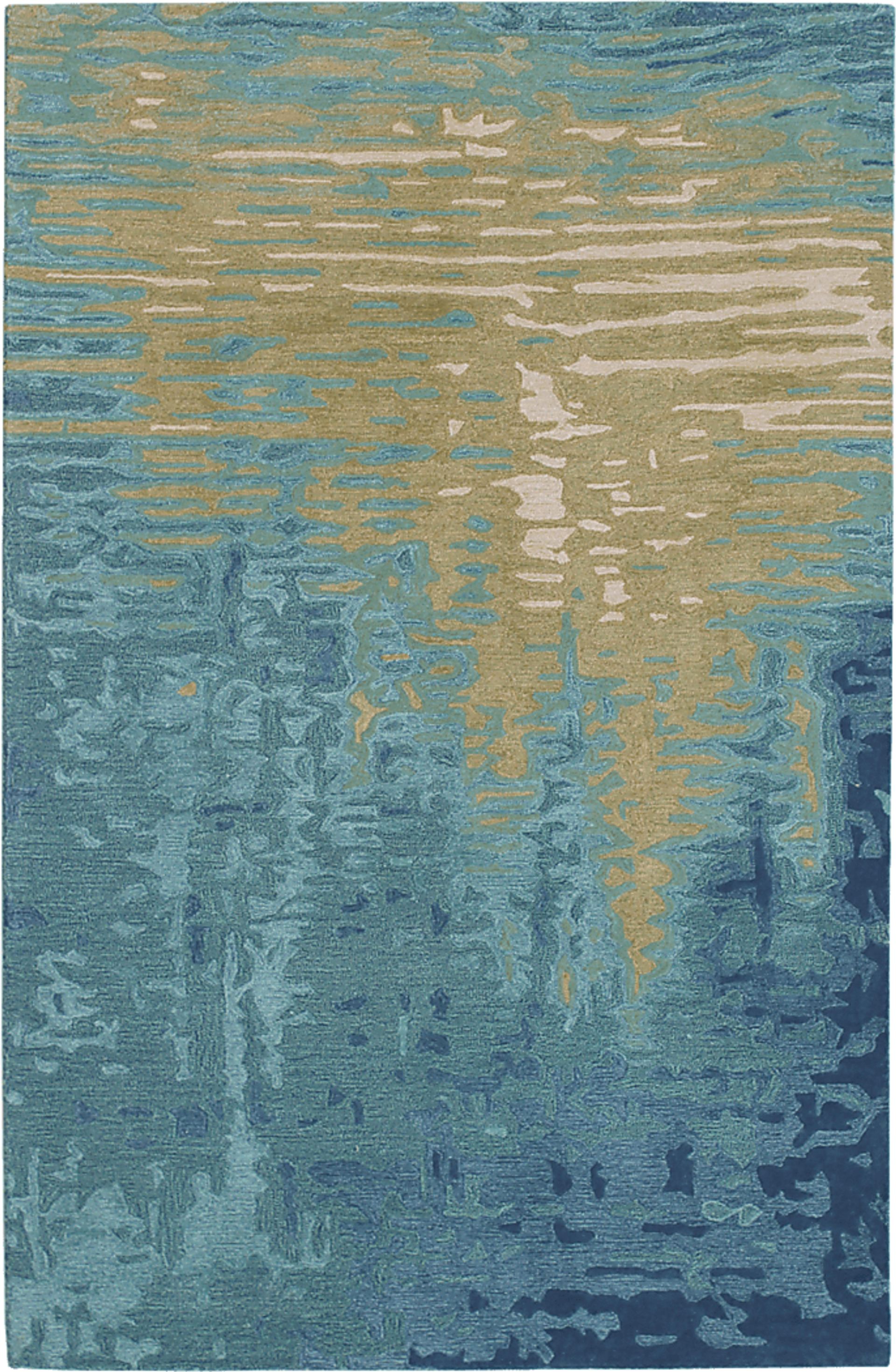 Yocona Blue 7'6 x 9'6 Rug - Image 1