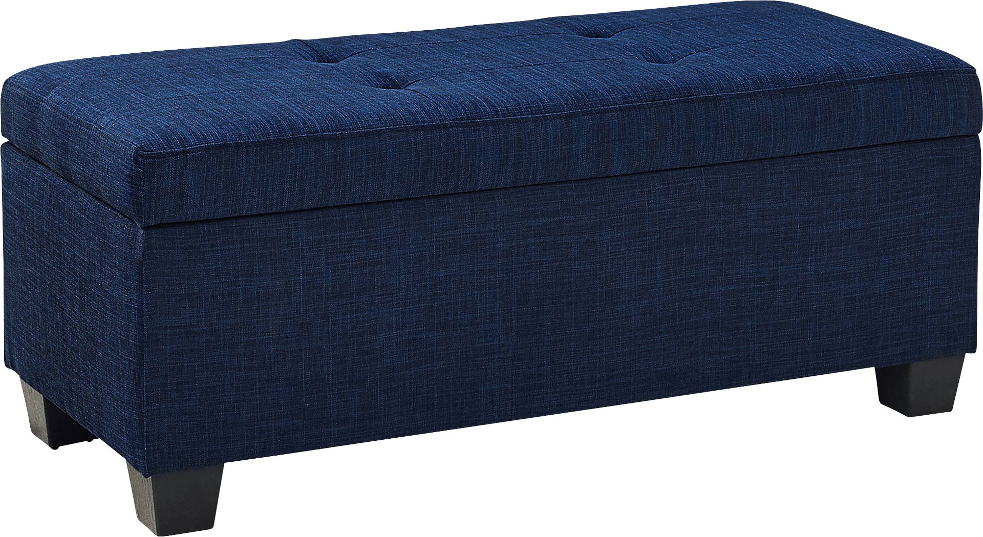 Yoest Blue 3pc Storage Ottoman Set - Image 7