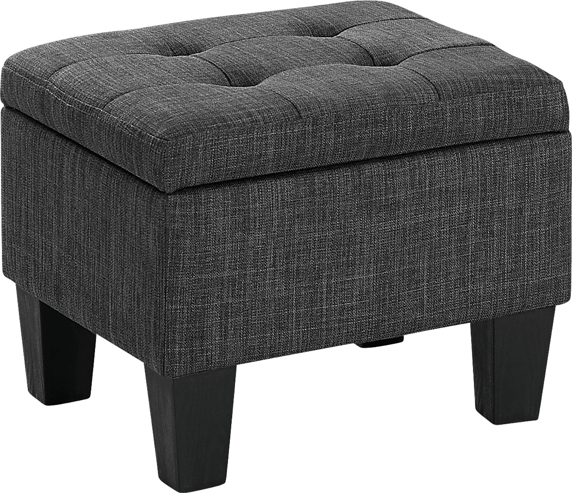 Yoest Charcoal 3pc Storage Ottoman Set - Image 5