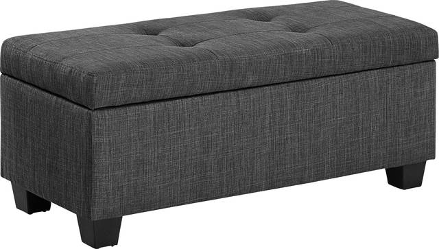 Yoest Charcoal 3pc Storage Ottoman Set - Thumbnail - Image 7