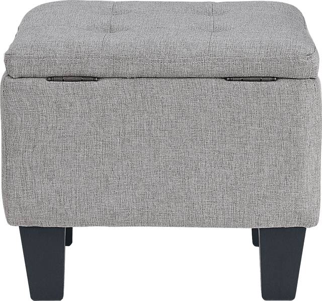 Yoest Gray 3pc Storage Ottoman Set - Thumbnail - Image 11