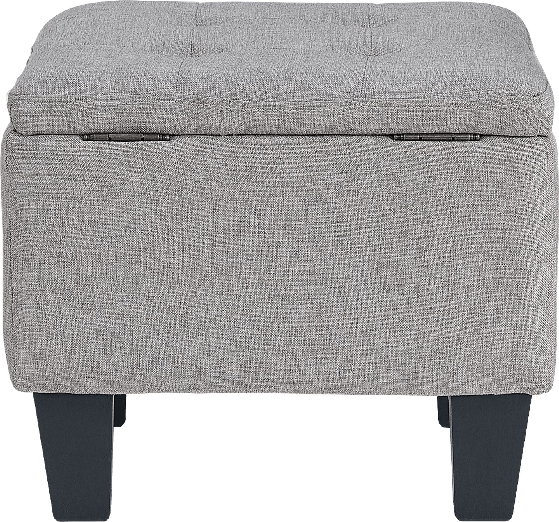Yoest Gray 3pc Storage Ottoman Set - Image 11