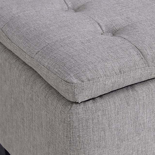 Yoest Gray 3pc Storage Ottoman Set - Thumbnail - Image 13