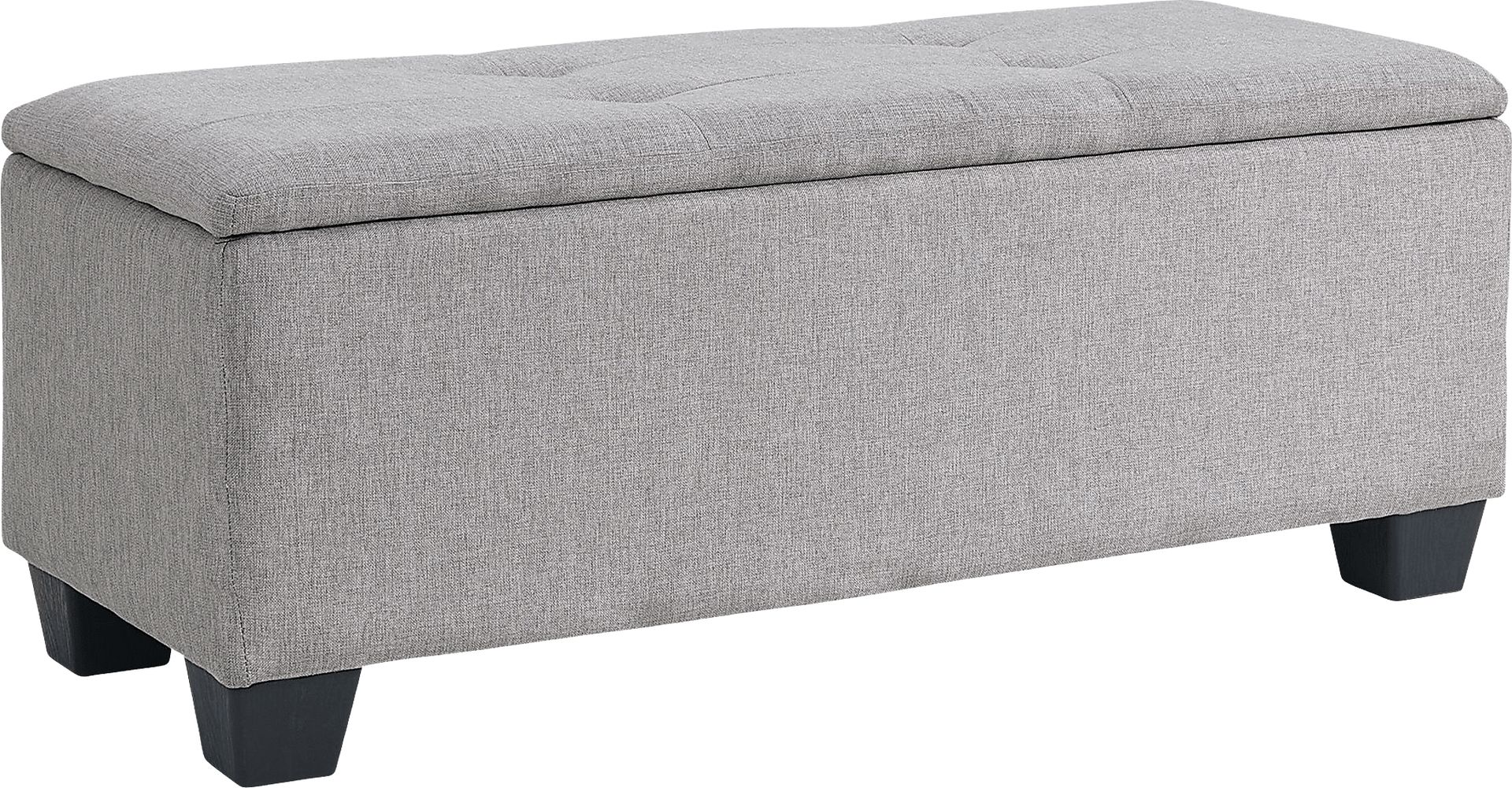 Yoest Gray 3pc Storage Ottoman Set - Image 4